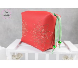 Stickserie - Flower Circle Line Art